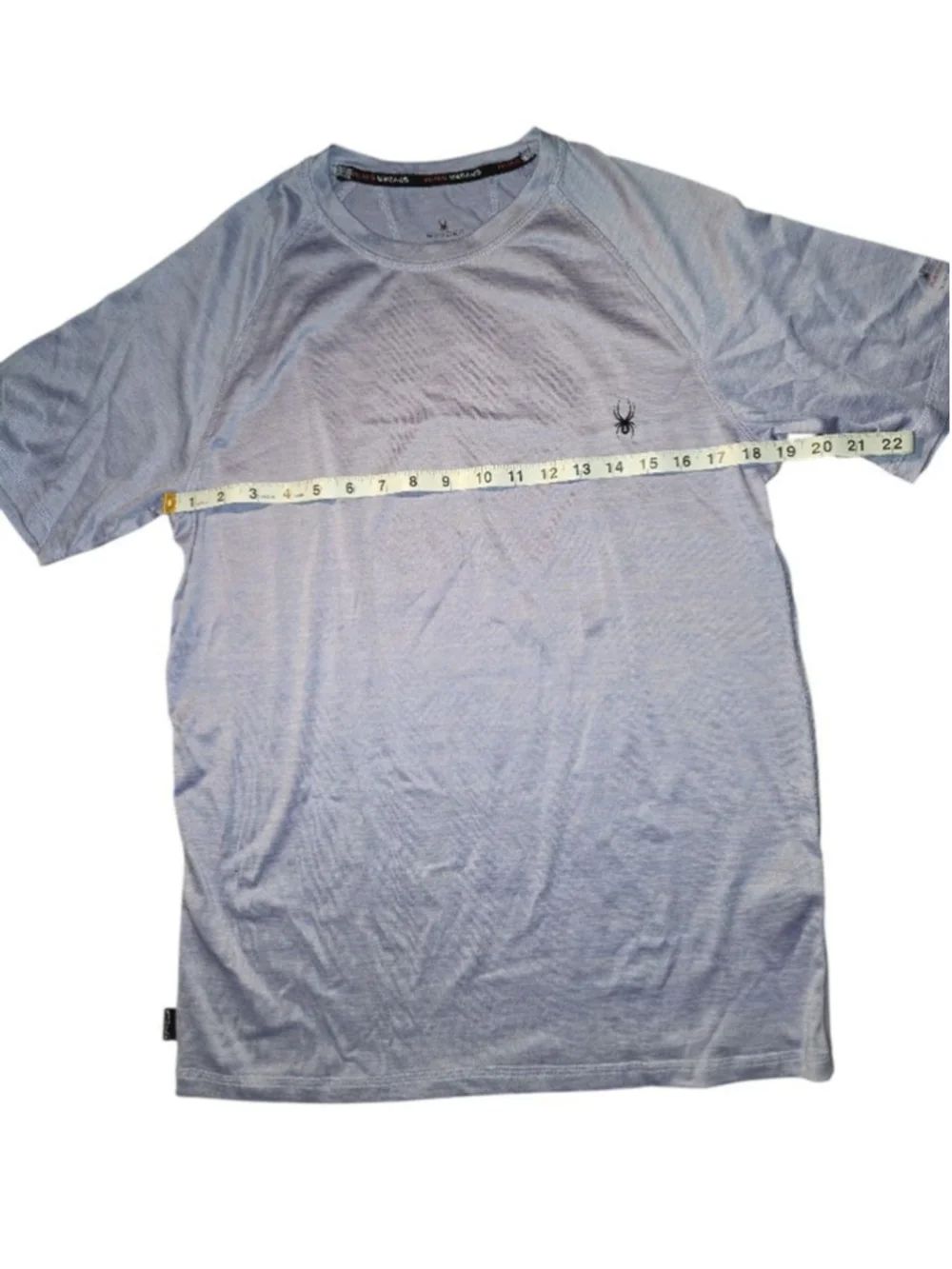 Men's Spyder Light purole Rash Guard S #176
